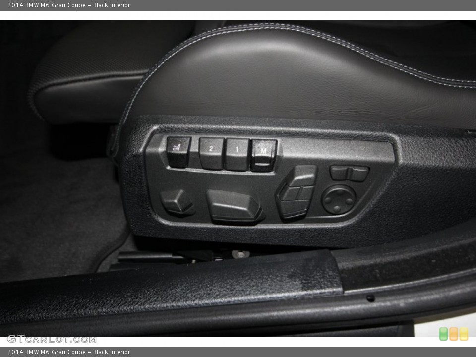 Black Interior Controls for the 2014 BMW M6 Gran Coupe #83601298