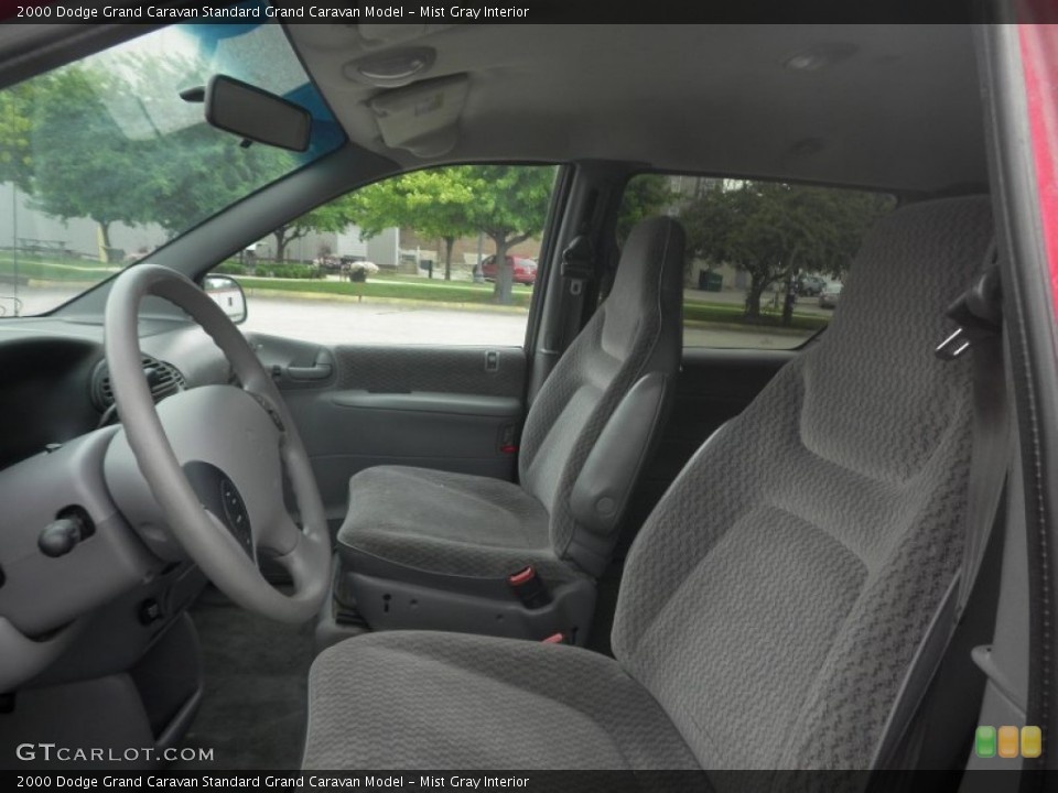 Mist Gray Interior Front Seat for the 2000 Dodge Grand Caravan  #83601399