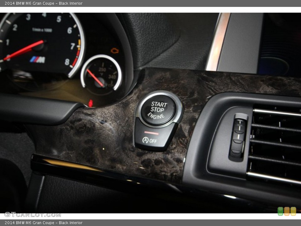 Black Interior Controls for the 2014 BMW M6 Gran Coupe #83601465