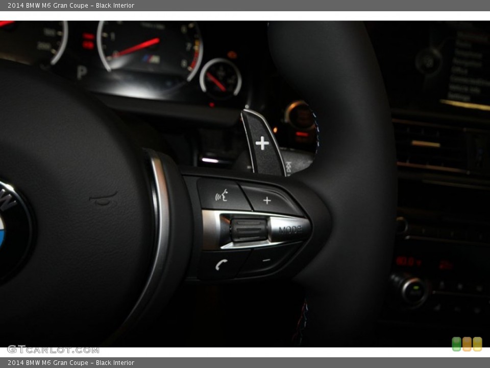 Black Interior Controls for the 2014 BMW M6 Gran Coupe #83601483