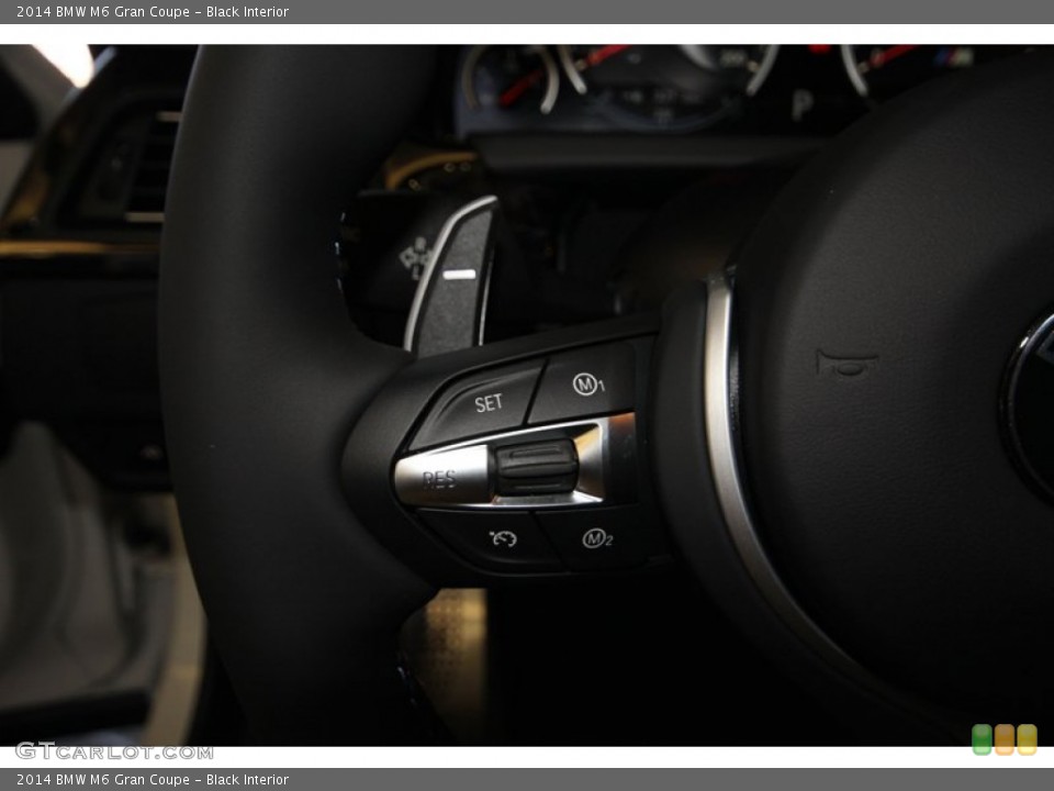 Black Interior Controls for the 2014 BMW M6 Gran Coupe #83601495