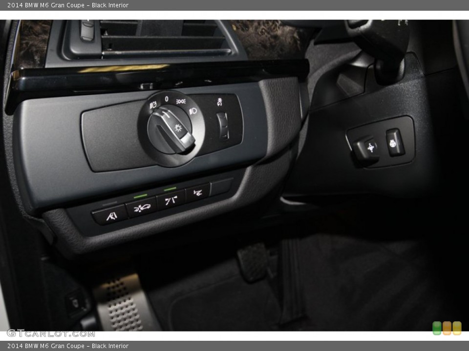 Black Interior Controls for the 2014 BMW M6 Gran Coupe #83601525