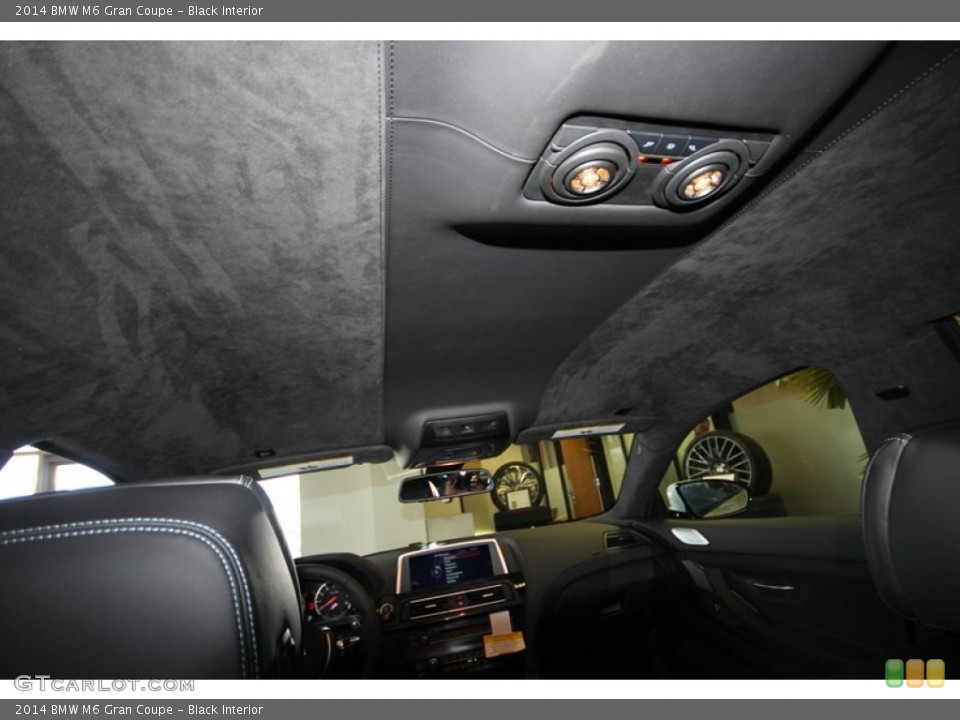 Black Interior Controls for the 2014 BMW M6 Gran Coupe #83601627