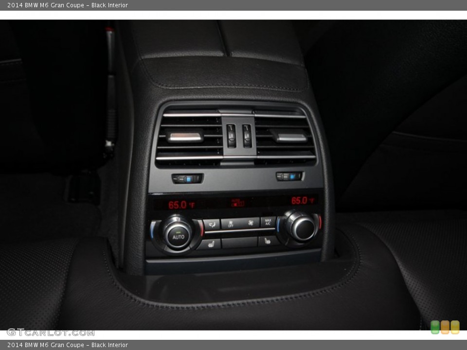 Black Interior Controls for the 2014 BMW M6 Gran Coupe #83601642