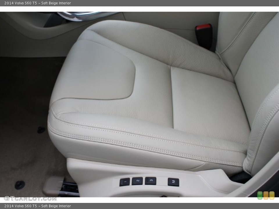 Soft Beige Interior Front Seat for the 2014 Volvo S60 T5 #83601669