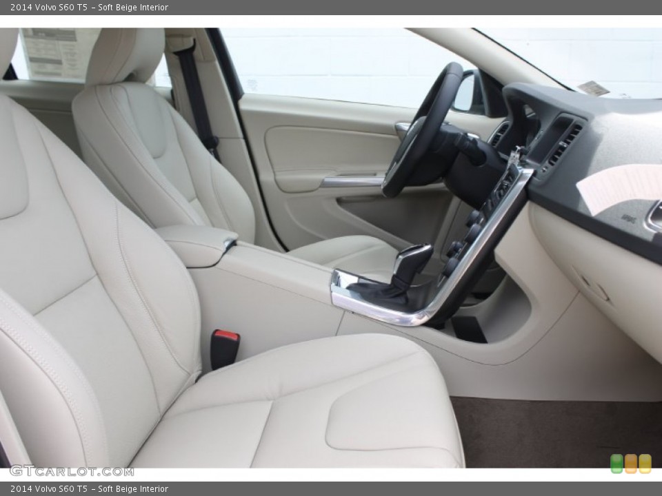 Soft Beige Interior Front Seat for the 2014 Volvo S60 T5 #83602026