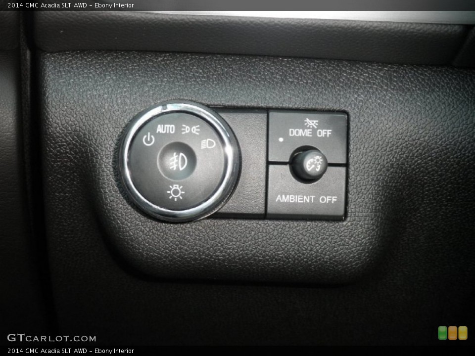 Ebony Interior Controls for the 2014 GMC Acadia SLT AWD #83602092