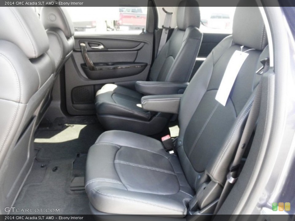 Ebony Interior Rear Seat for the 2014 GMC Acadia SLT AWD #83602227