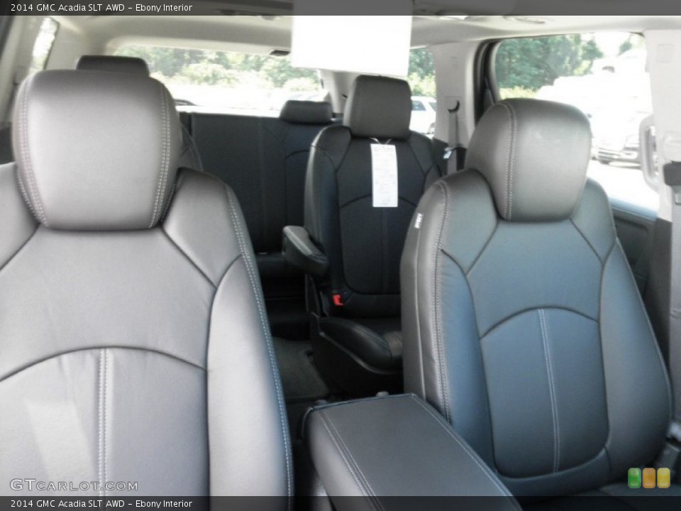 Ebony Interior Photo for the 2014 GMC Acadia SLT AWD #83602416