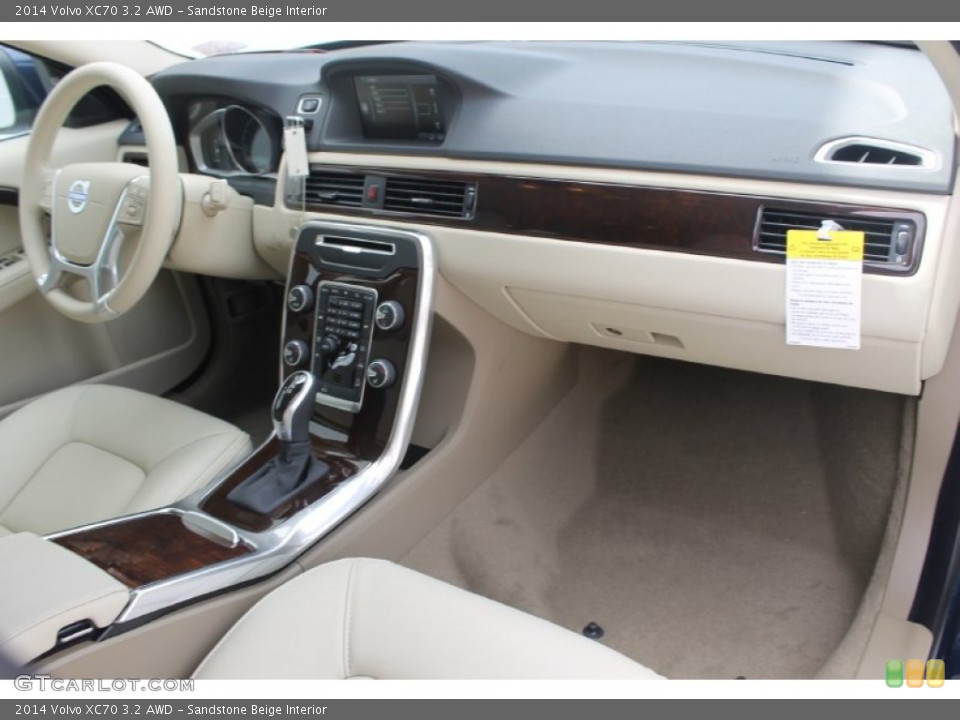 Sandstone Beige Interior Dashboard for the 2014 Volvo XC70 3.2 AWD #83602458