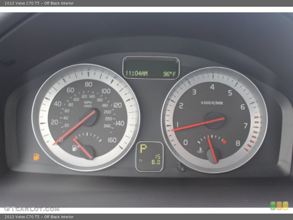 Off Black Interior Gauges for the 2013 Volvo C70 T5 #83602884