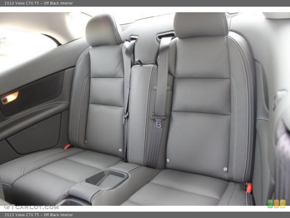 Off Black Interior Rear Seat for the 2013 Volvo C70 T5 #83602935