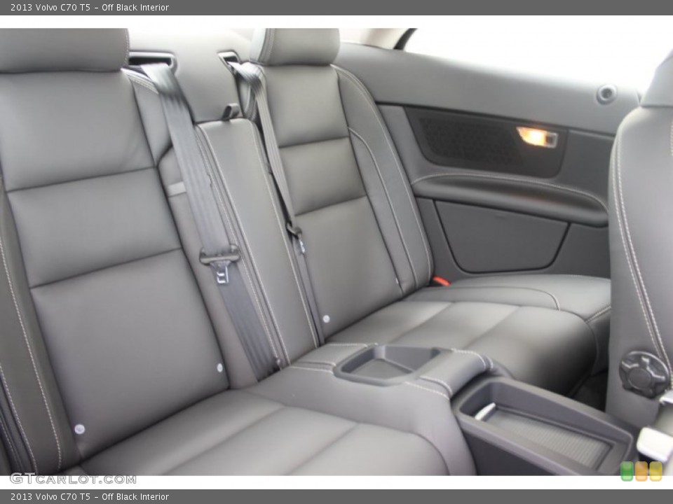 Off Black Interior Rear Seat for the 2013 Volvo C70 T5 #83603004