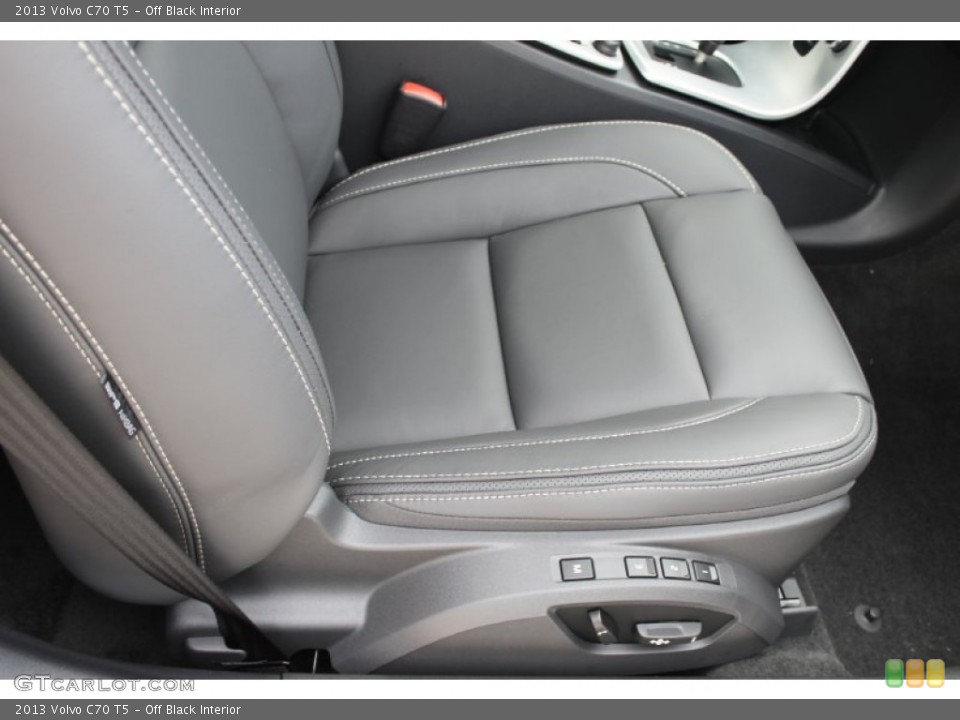 Off Black Interior Front Seat for the 2013 Volvo C70 T5 #83603022