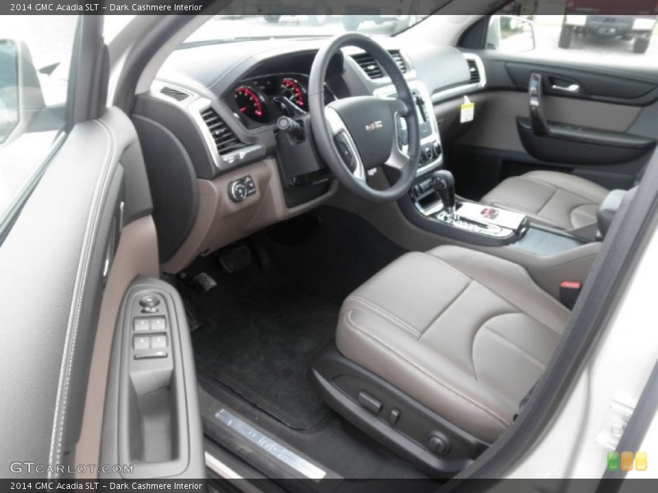 Dark Cashmere Interior Prime Interior for the 2014 GMC Acadia SLT