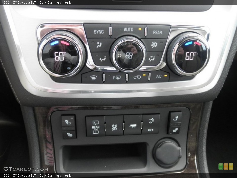 Dark Cashmere Interior Controls for the 2014 GMC Acadia SLT #83603928