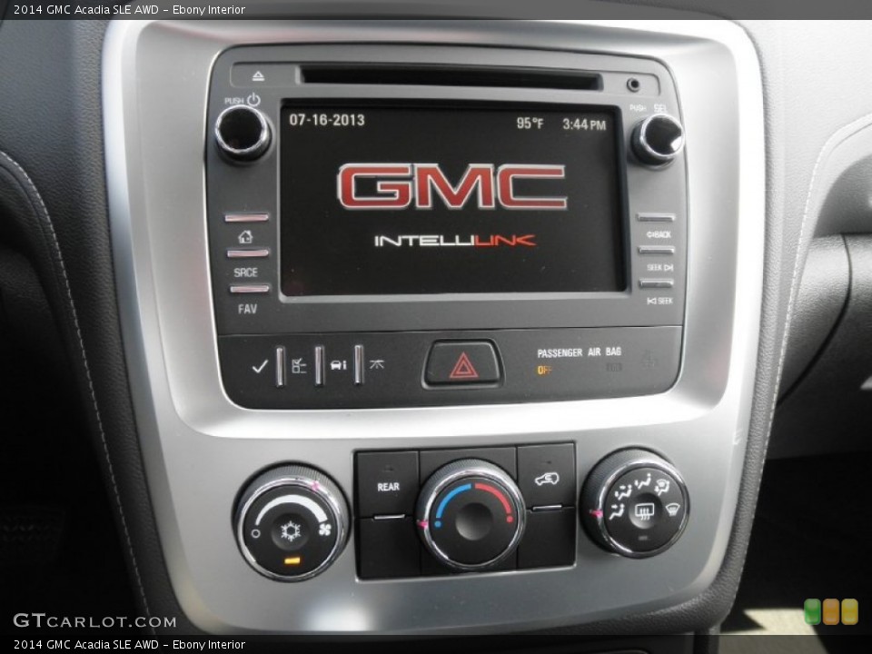 Ebony Interior Controls for the 2014 GMC Acadia SLE AWD #83604483