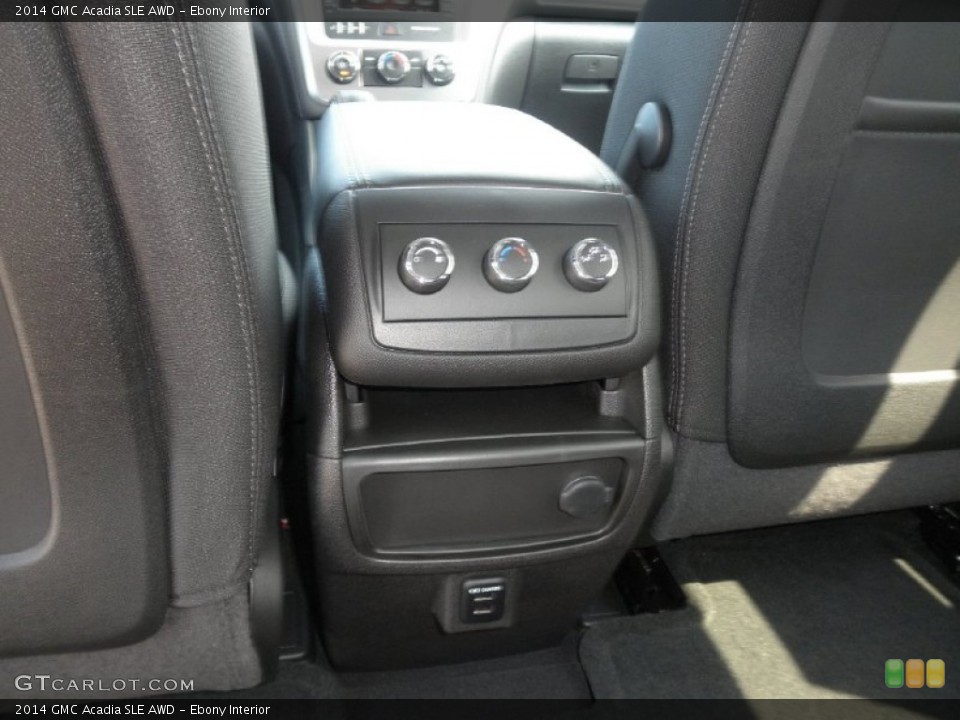 Ebony Interior Controls for the 2014 GMC Acadia SLE AWD #83604732