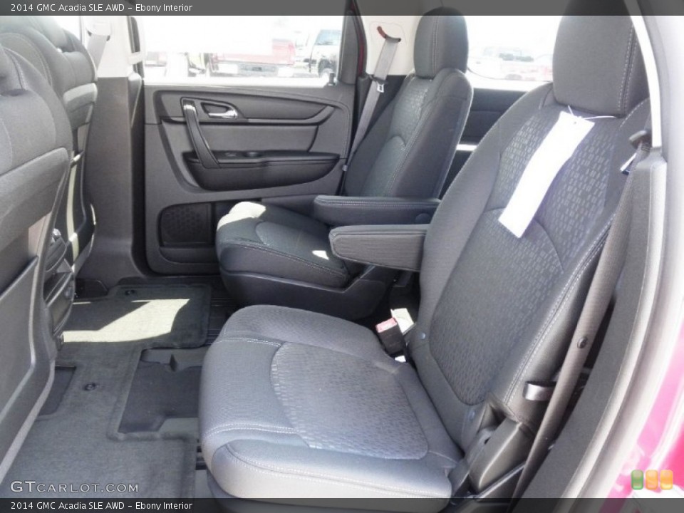Ebony Interior Rear Seat for the 2014 GMC Acadia SLE AWD #83604750