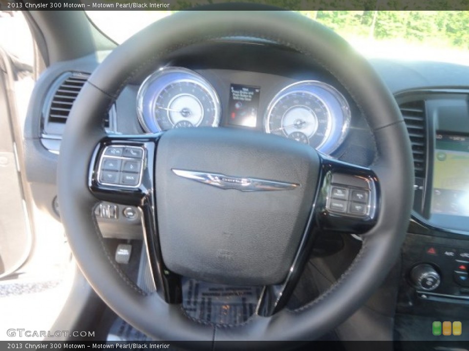 Motown Pearl/Black Interior Steering Wheel for the 2013 Chrysler 300 Motown #83606337