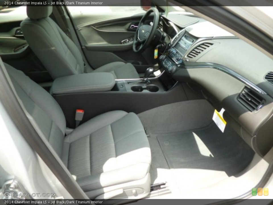 Jet Black/Dark Titanium Interior Front Seat for the 2014 Chevrolet Impala LS #83606826