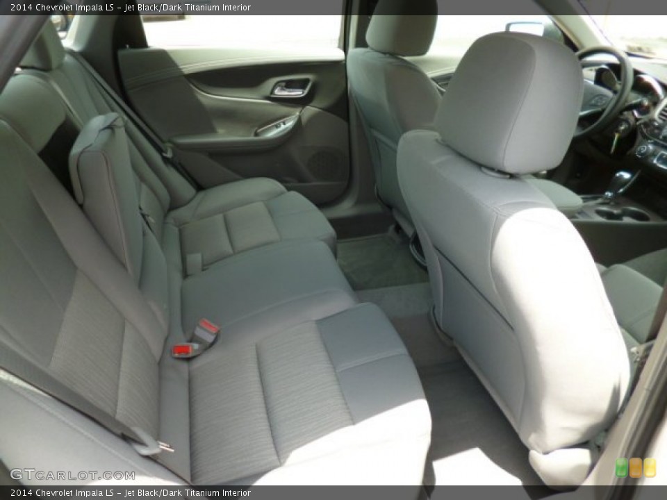 Jet Black/Dark Titanium Interior Rear Seat for the 2014 Chevrolet Impala LS #83606850
