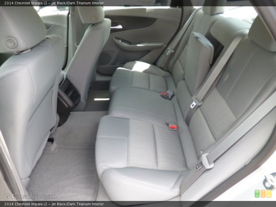 Jet Black/Dark Titanium Interior Rear Seat for the 2014 Chevrolet Impala LS #83606865