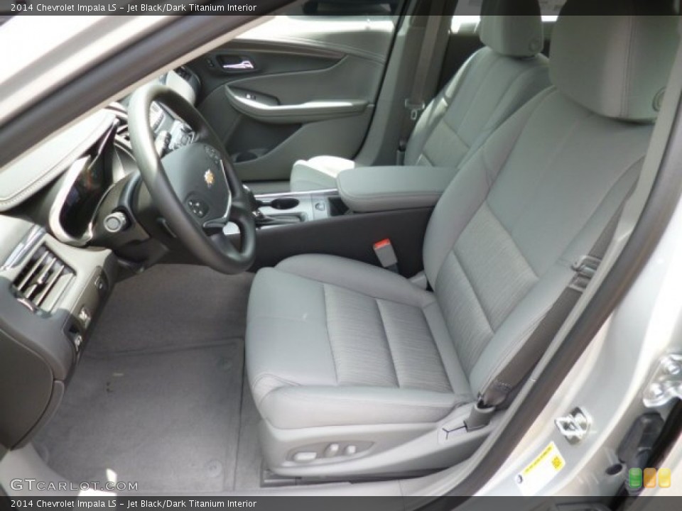 Jet Black/Dark Titanium Interior Front Seat for the 2014 Chevrolet Impala LS #83606895