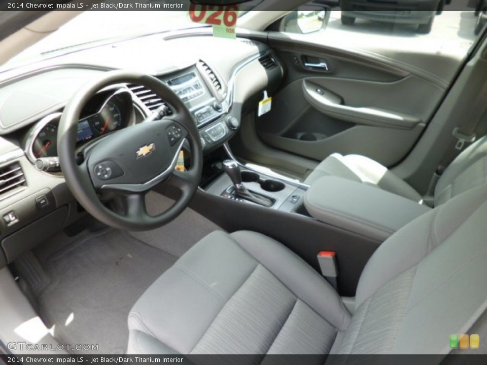 Jet Black/Dark Titanium Interior Prime Interior for the 2014 Chevrolet Impala LS #83606907