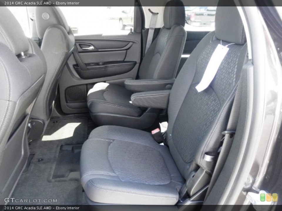 Ebony Interior Rear Seat for the 2014 GMC Acadia SLE AWD #83607108