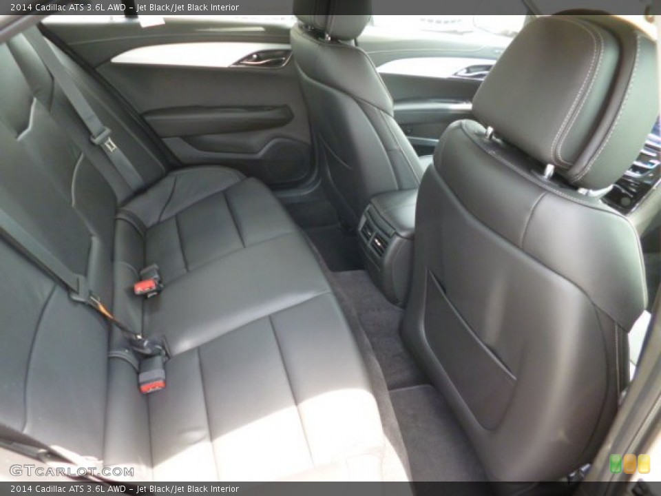 Jet Black/Jet Black Interior Rear Seat for the 2014 Cadillac ATS 3.6L AWD #83607129
