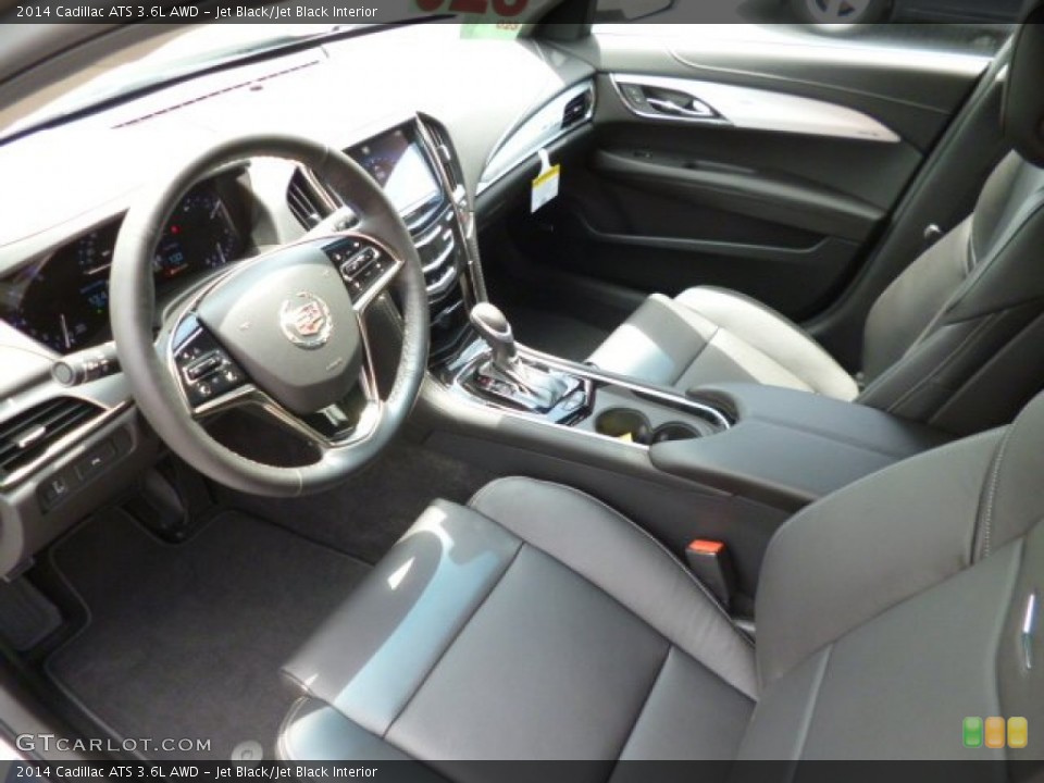 Jet Black/Jet Black Interior Prime Interior for the 2014 Cadillac ATS 3.6L AWD #83607183