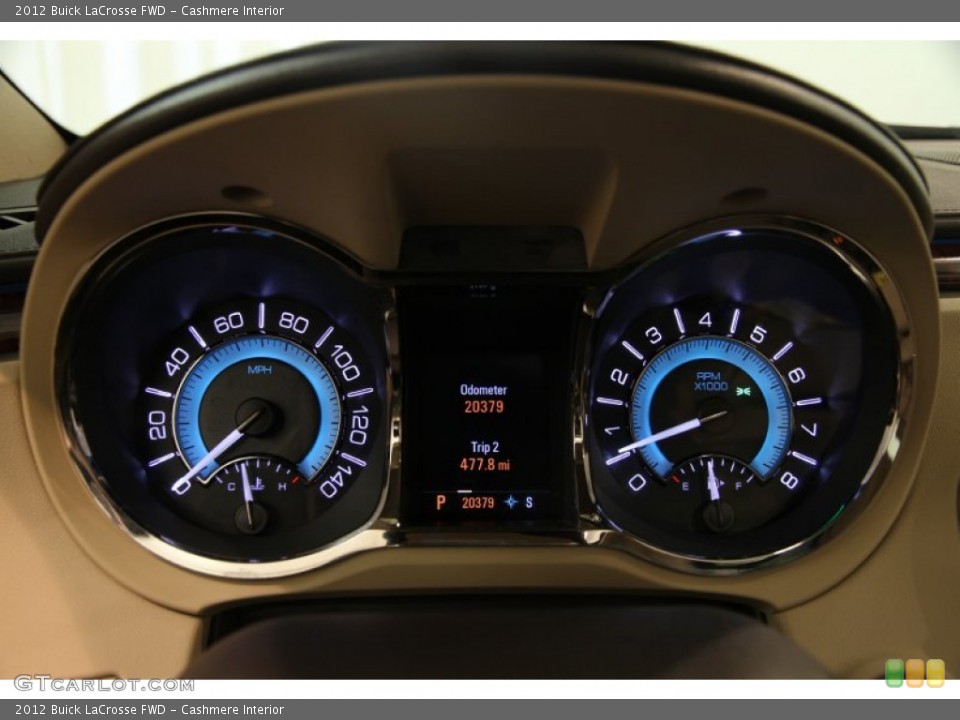 Cashmere Interior Gauges for the 2012 Buick LaCrosse FWD #83607282