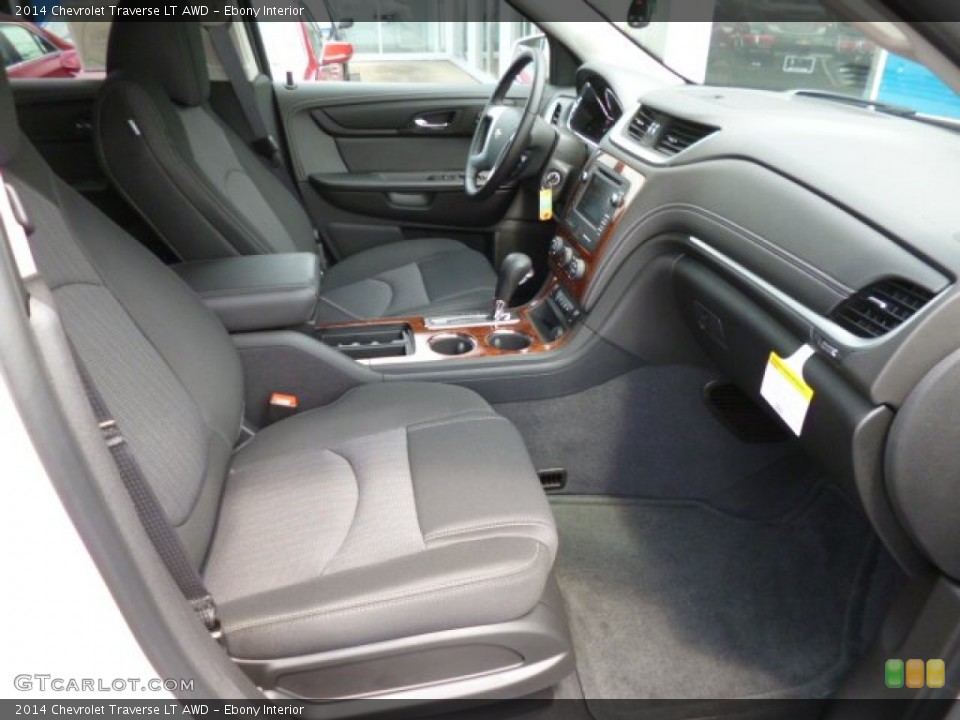 Ebony Interior Front Seat for the 2014 Chevrolet Traverse LT AWD #83607363