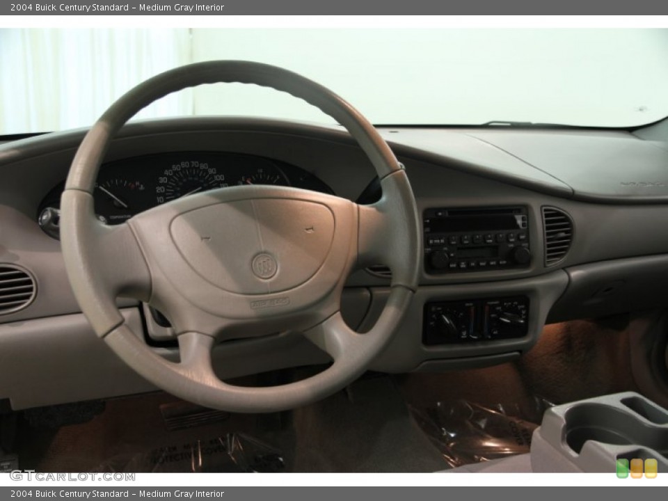 Medium Gray Interior Steering Wheel for the 2004 Buick Century Standard #83608890