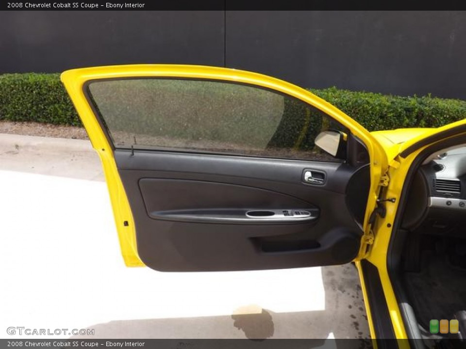 Ebony Interior Door Panel for the 2008 Chevrolet Cobalt SS Coupe #83609844