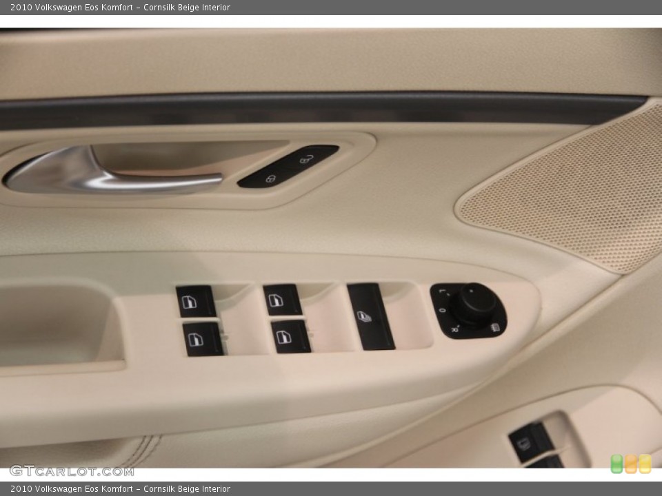 Cornsilk Beige Interior Controls for the 2010 Volkswagen Eos Komfort #83610852