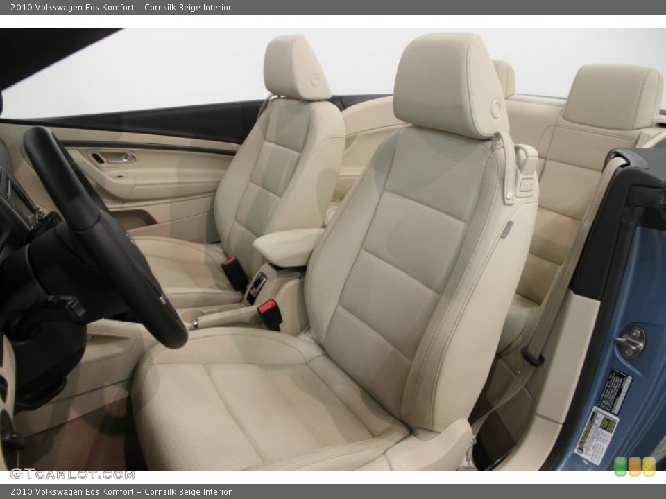 Cornsilk Beige Interior Front Seat for the 2010 Volkswagen Eos Komfort #83610873
