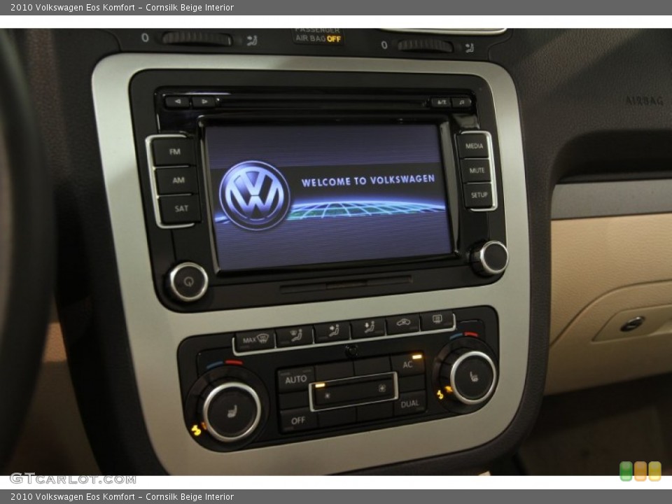 Cornsilk Beige Interior Controls for the 2010 Volkswagen Eos Komfort #83610930
