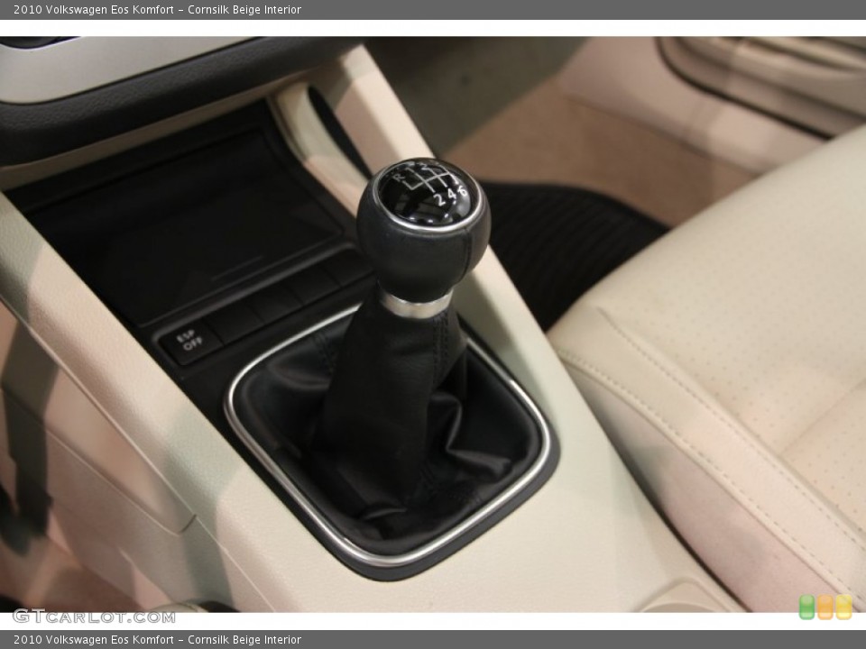 Cornsilk Beige Interior Transmission for the 2010 Volkswagen Eos Komfort #83611086