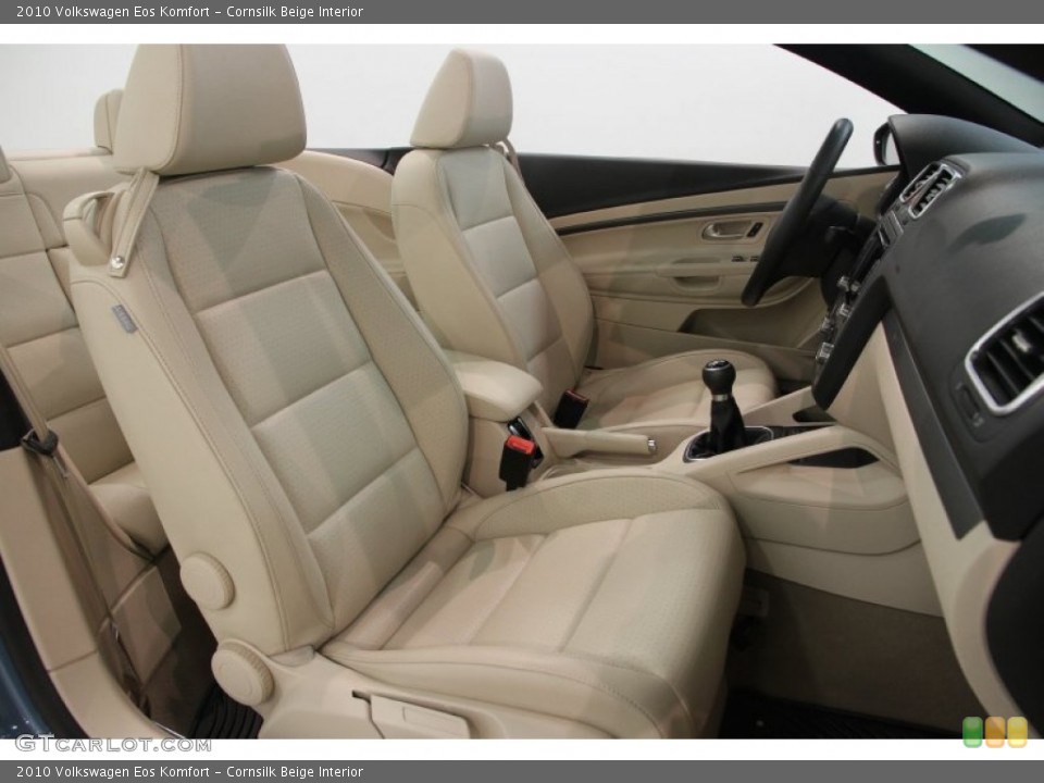 Cornsilk Beige Interior Front Seat for the 2010 Volkswagen Eos Komfort #83611134