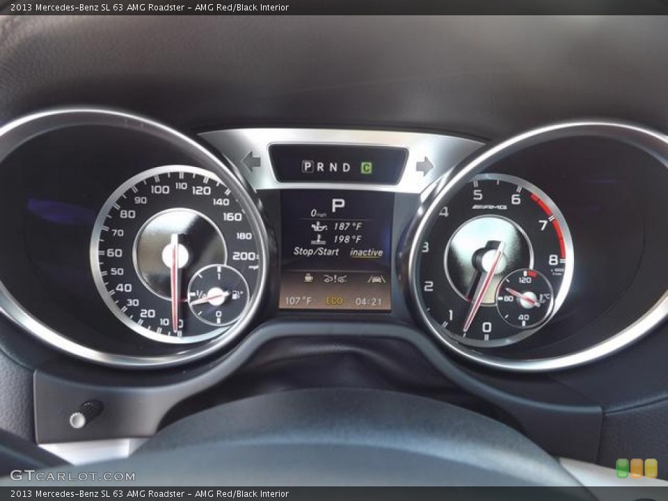 AMG Red/Black Interior Gauges for the 2013 Mercedes-Benz SL 63 AMG Roadster #83614221