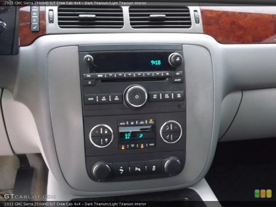 Dark Titanium/Light Titanium Interior Controls for the 2013 GMC Sierra 2500HD SLT Crew Cab 4x4 #83616348