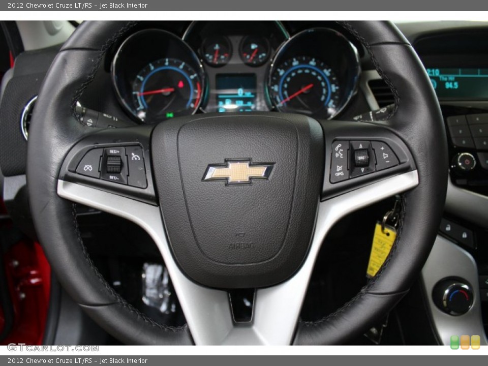 Jet Black Interior Steering Wheel for the 2012 Chevrolet Cruze LT/RS #83619444