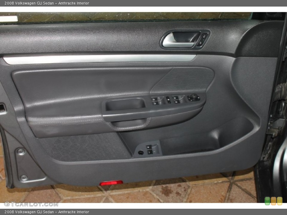 Anthracite Interior Door Panel for the 2008 Volkswagen GLI Sedan #83620401