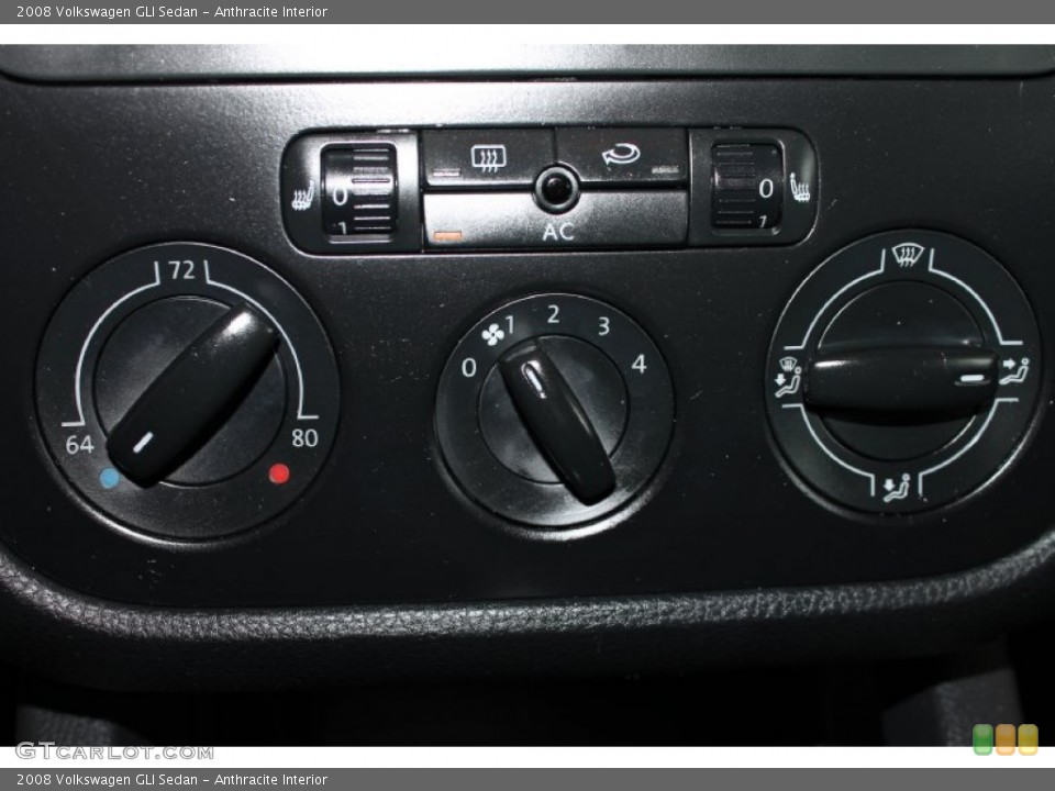 Anthracite Interior Controls for the 2008 Volkswagen GLI Sedan #83620452