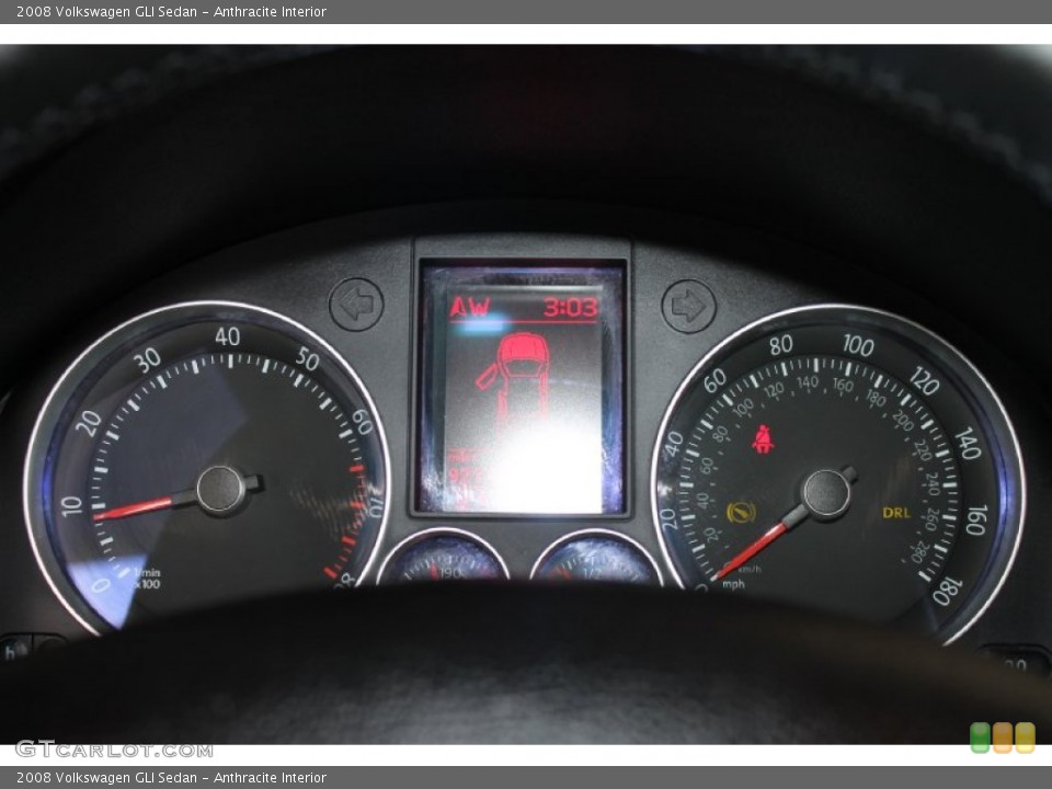 Anthracite Interior Gauges for the 2008 Volkswagen GLI Sedan #83620506