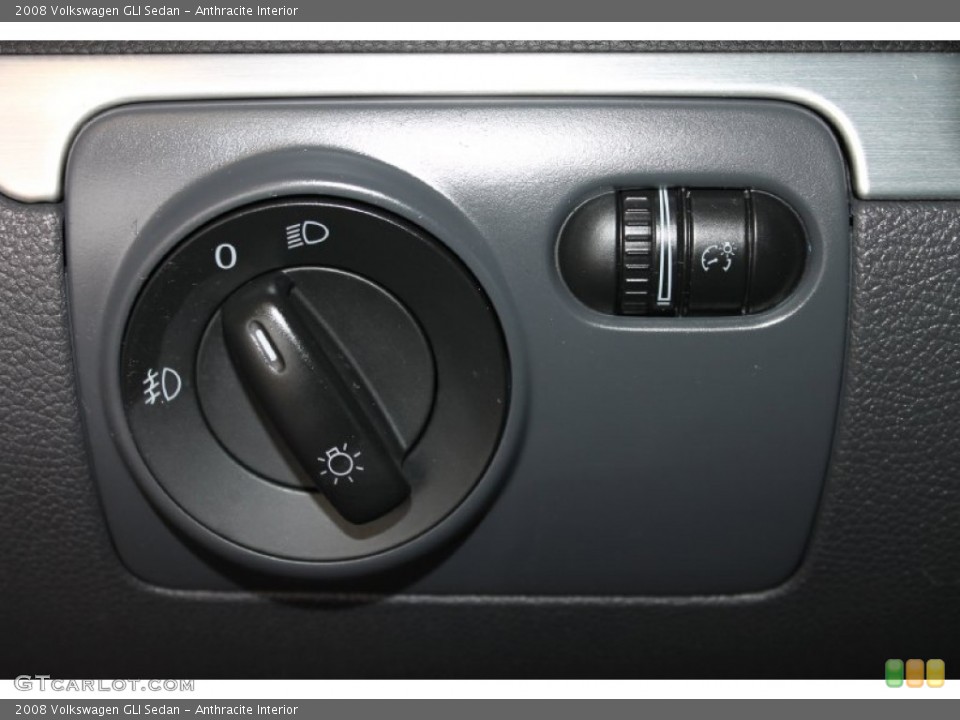 Anthracite Interior Controls for the 2008 Volkswagen GLI Sedan #83620512