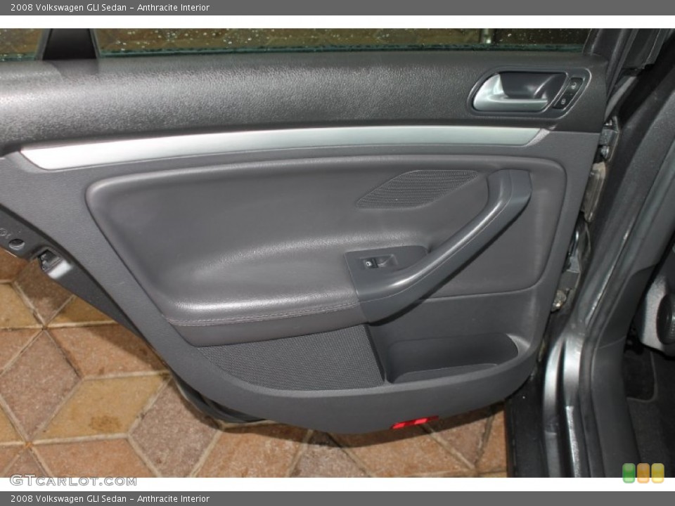 Anthracite Interior Door Panel for the 2008 Volkswagen GLI Sedan #83620518