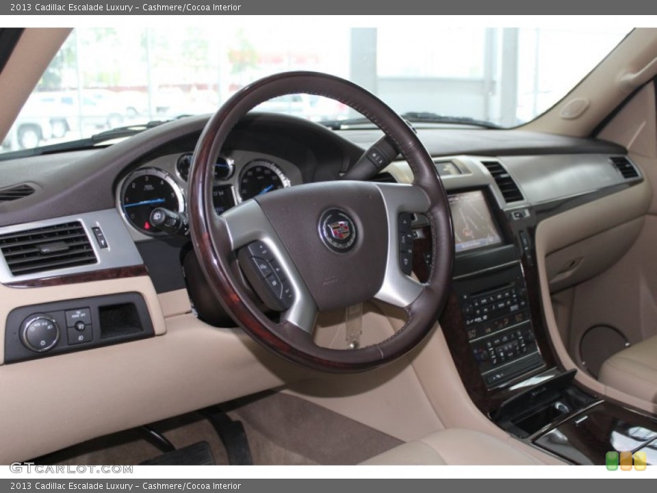Cashmere/Cocoa Interior Dashboard for the 2013 Cadillac Escalade Luxury #83620521